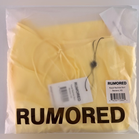 Rumored Yellow Pencil Skirt - Picture 5 of 5